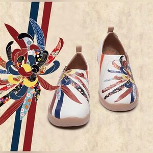 NWT UIN Women’s Comfortable PU Shoes/Chrysanthemum/US8.5